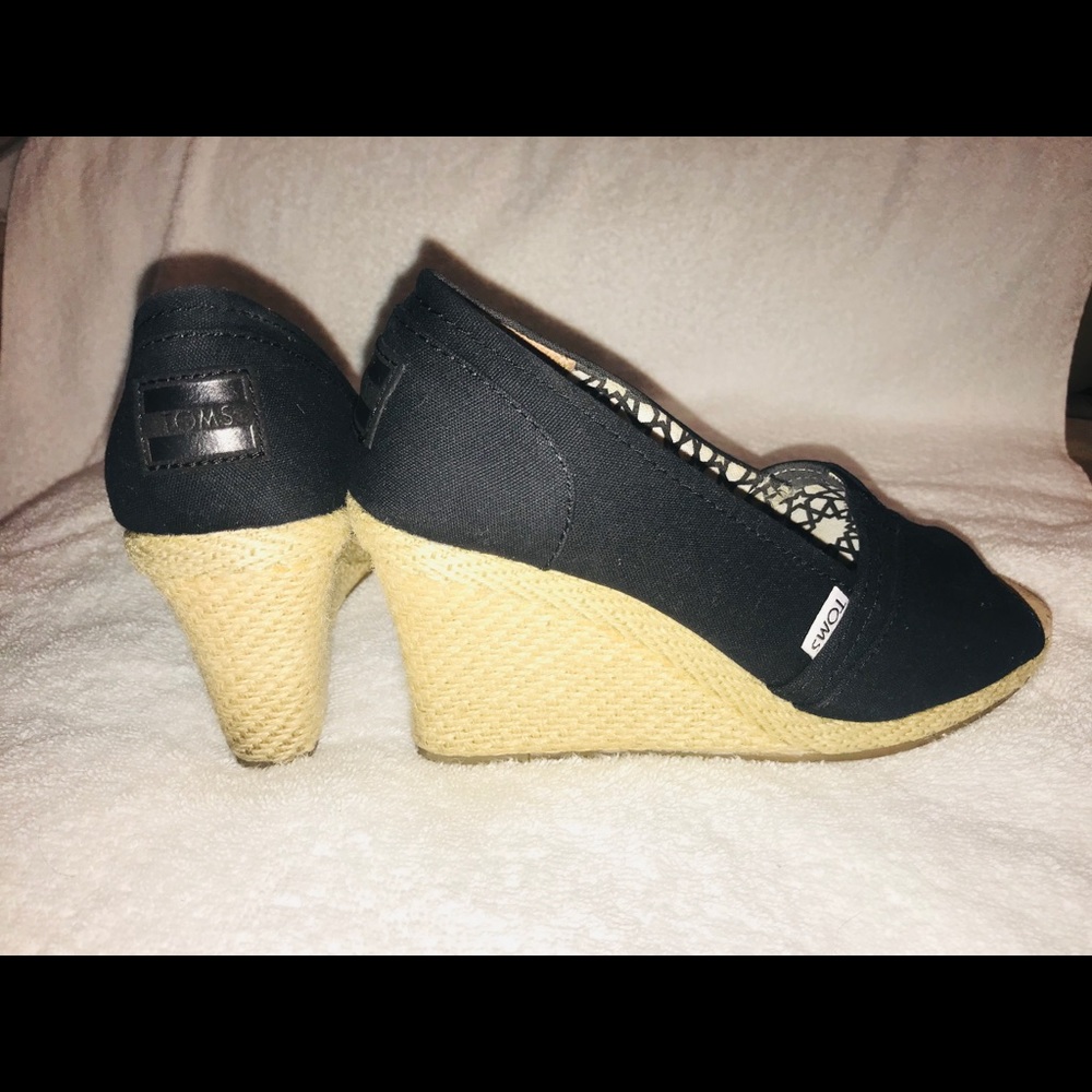 Toms Wedges - Black